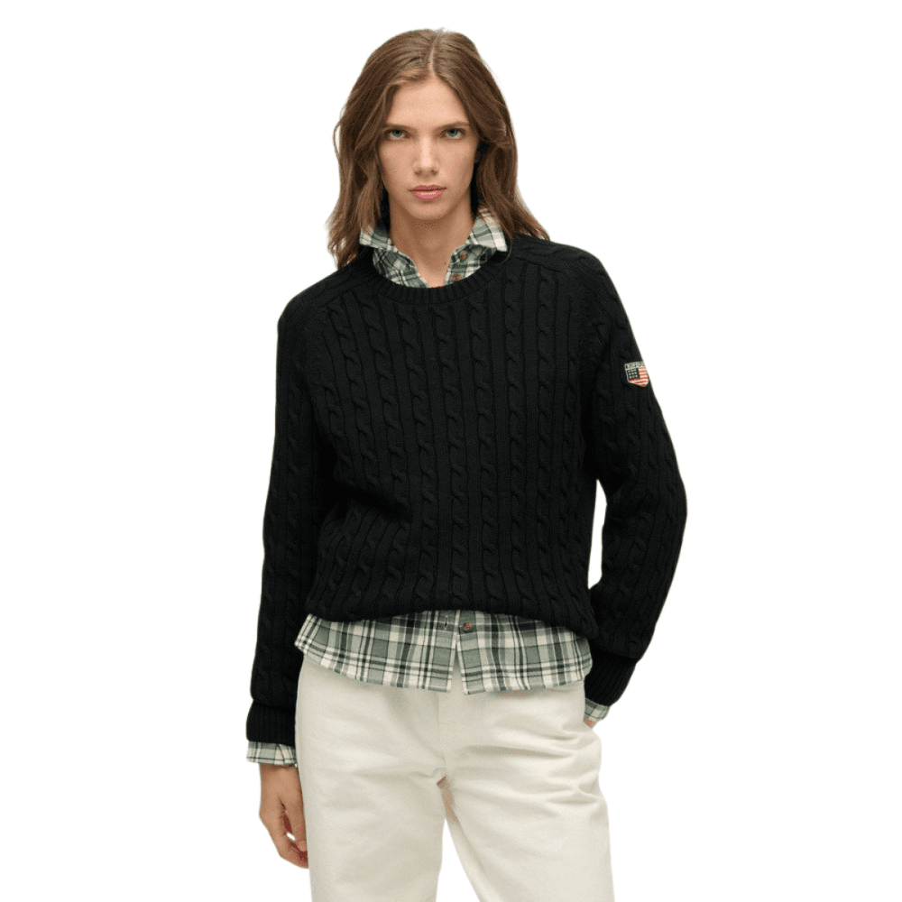 Superdry Slouchy Cable Knit Jumper