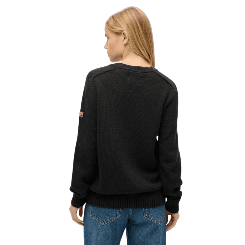 Superdry Slouchy Knitted Crew Jumper