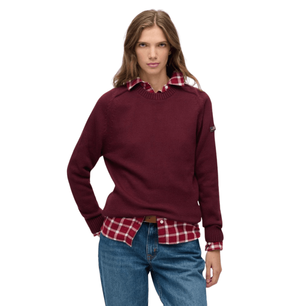 Superdry Slouchy Knitted Crew Jumper