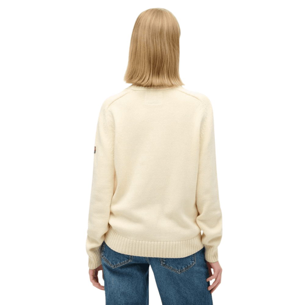 Superdry Slouchy Knitted Crew Jumper