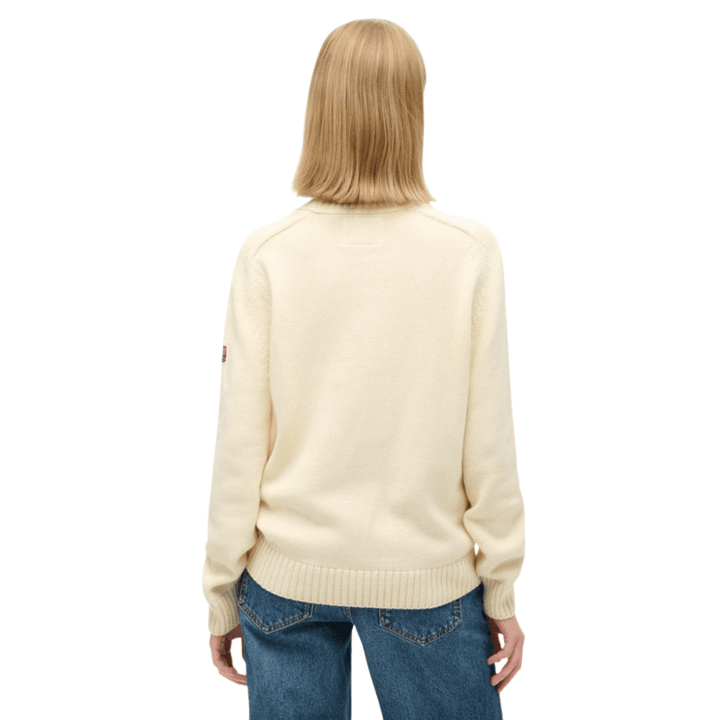 Superdry Slouchy Knitted Crew Jumper