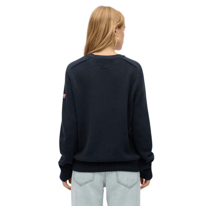 Superdry Slouchy Knitted Crew Jumper