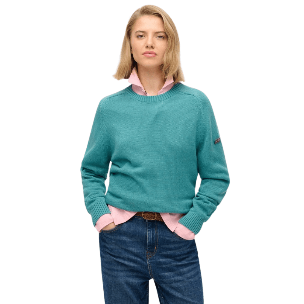 Superdry Slouchy Knitted Crew Jumper