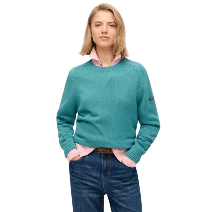 Superdry Slouchy Knitted Crew Jumper