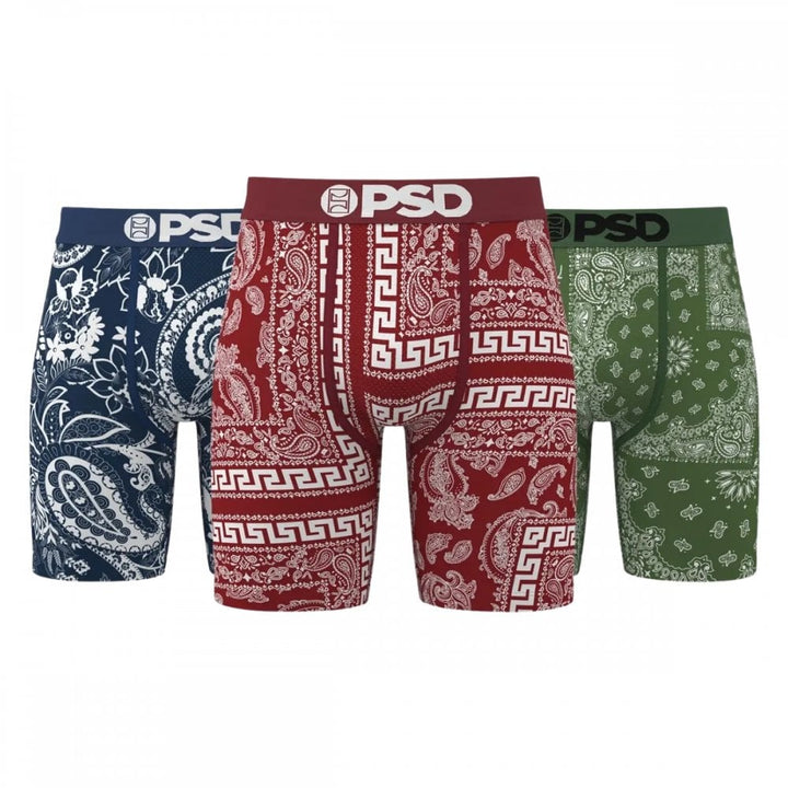 PSD Dark Bandana 3Pk Boxer Briefs