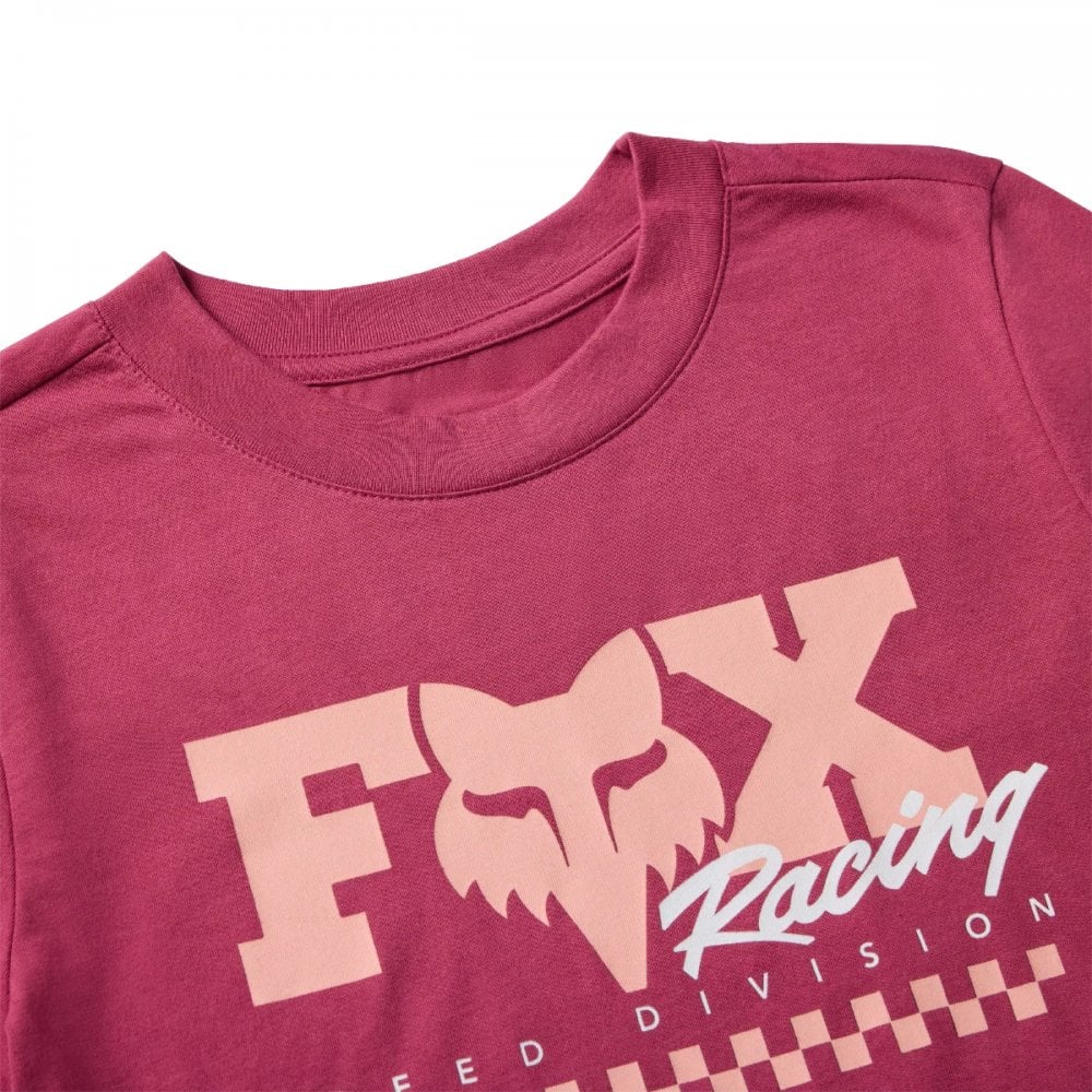 Fox Womens Checker S/S Baby Tee