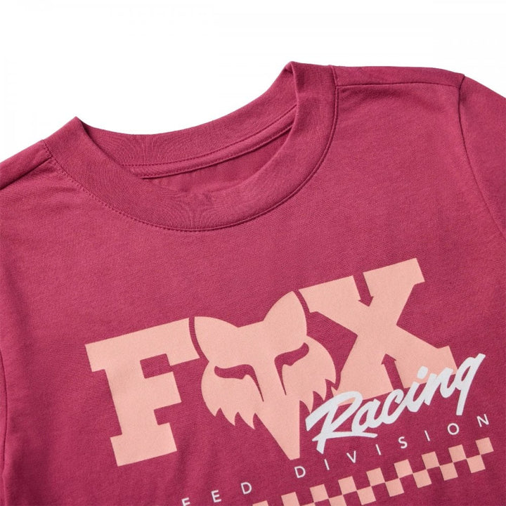 Fox Womens Checker S/S Baby Tee