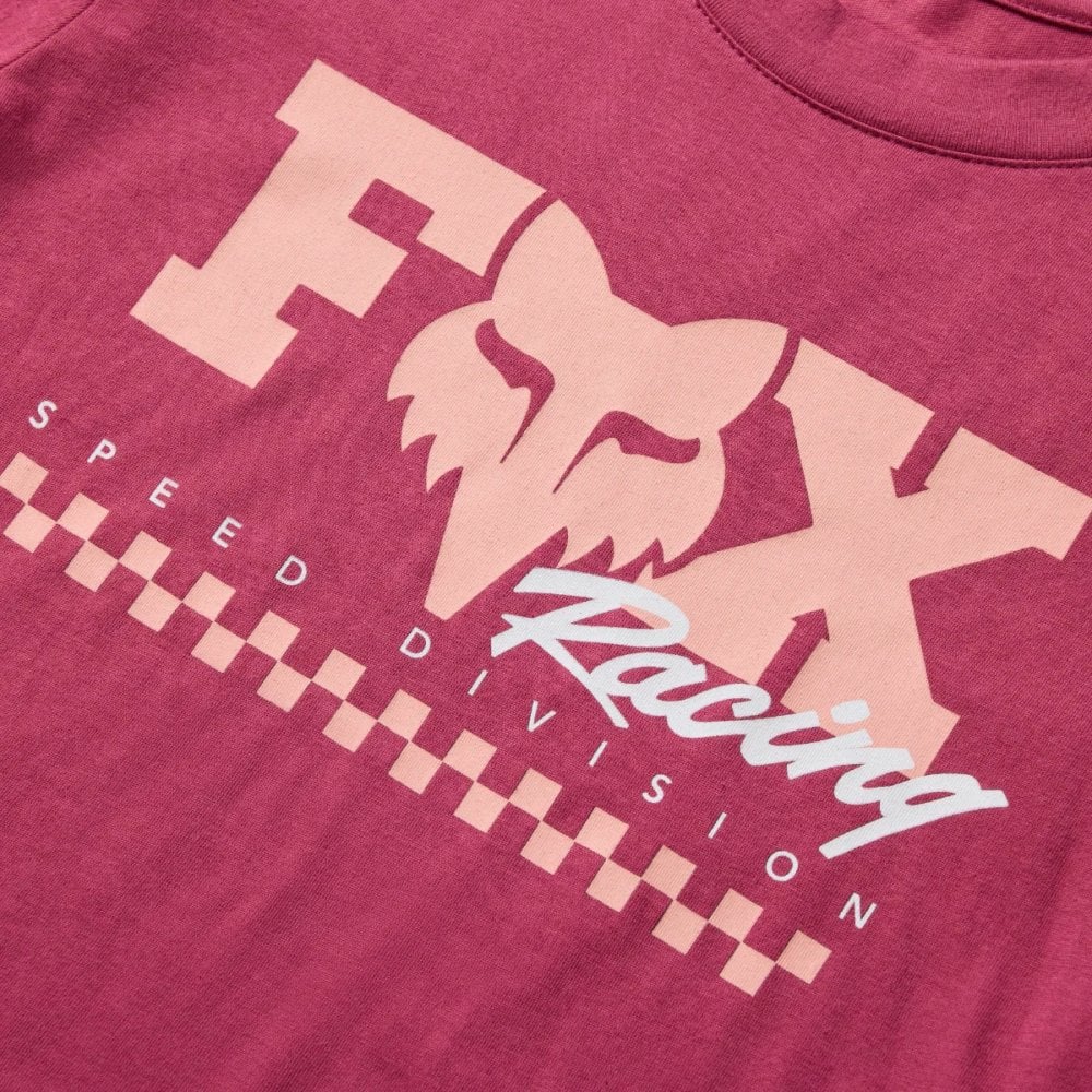 Fox Womens Checker S/S Baby Tee