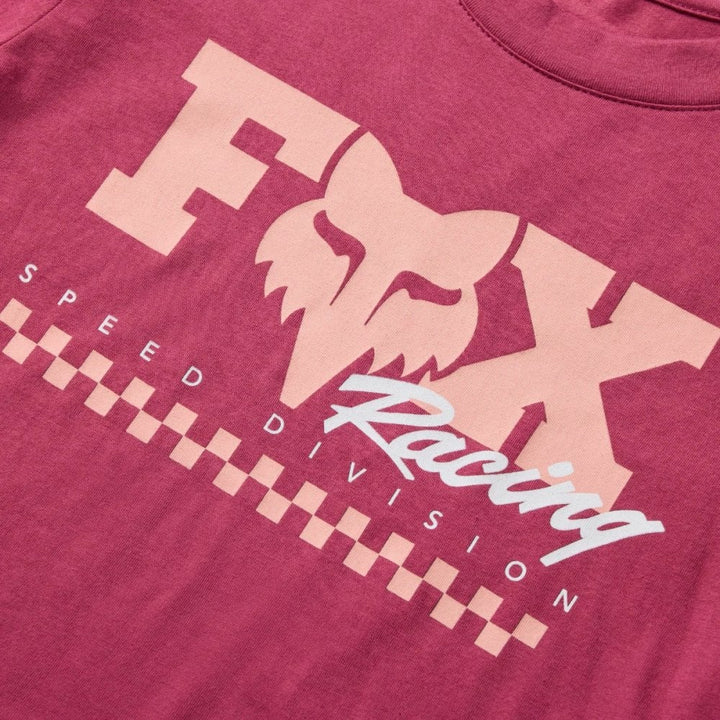 Fox Womens Checker S/S Baby Tee