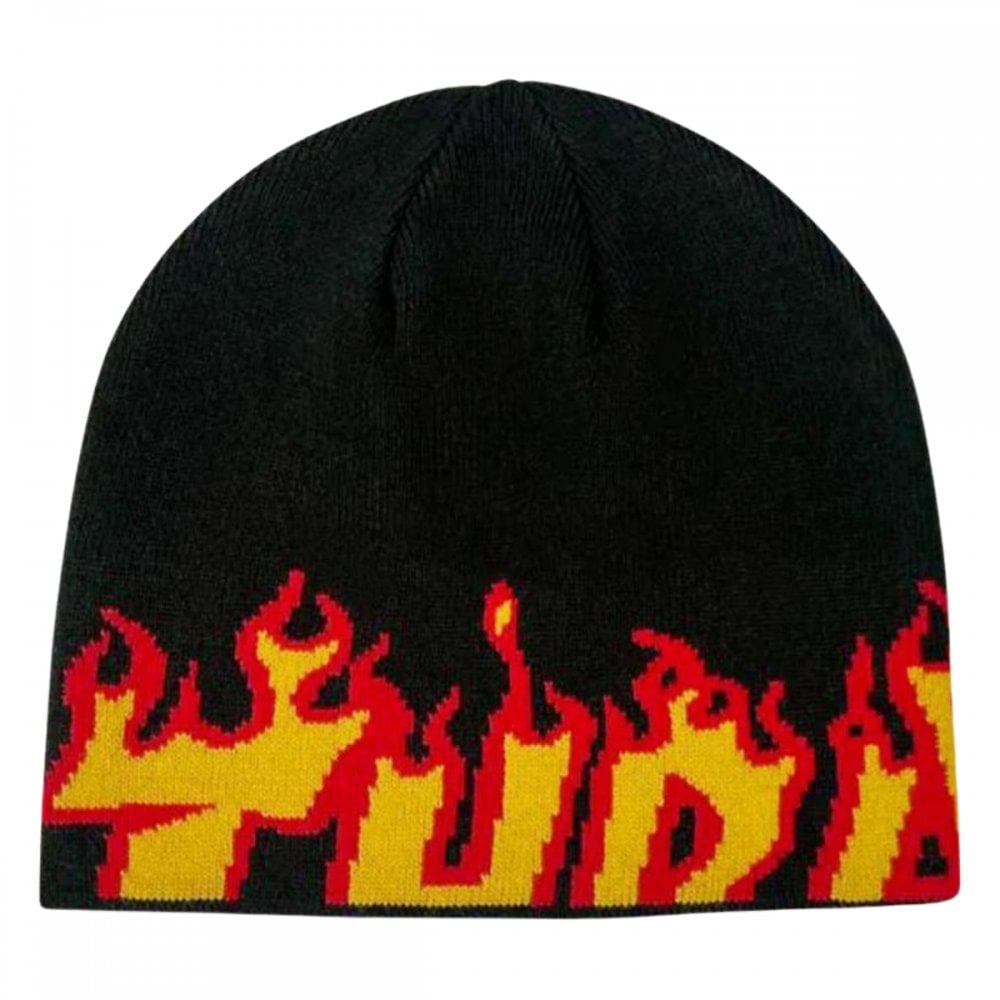 Thrasher Flame Skull Beanie