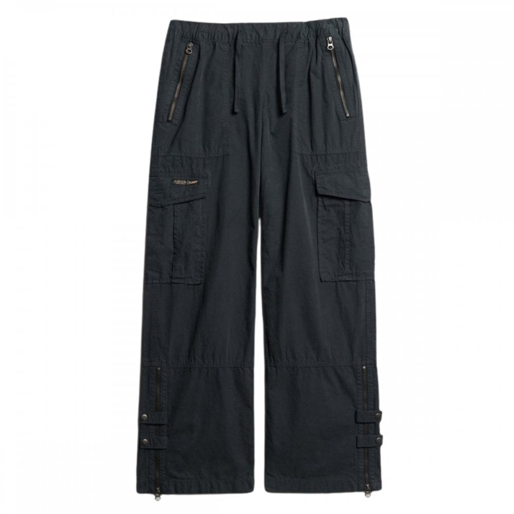 Superdry Low Rise Wide Leg Cargo Pants