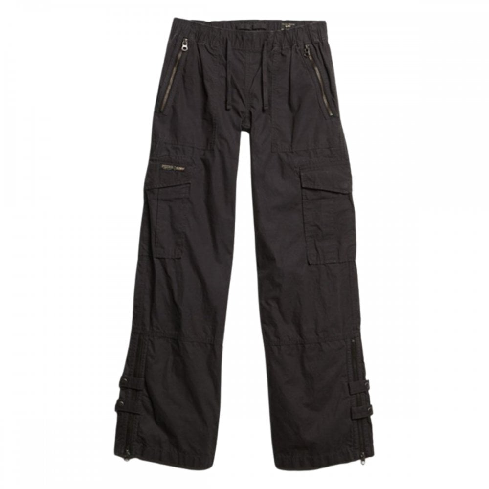 Superdry Low Rise Wide Leg Cargo Pants