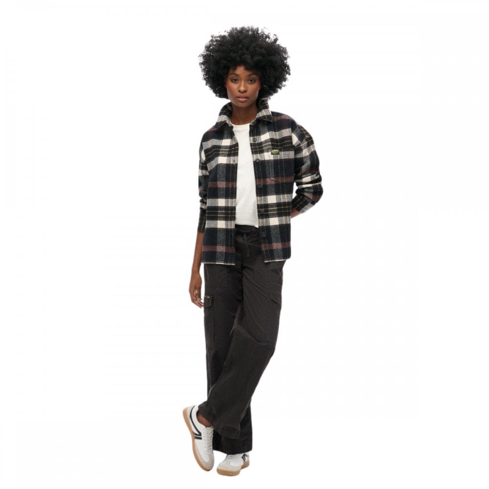 Superdry Low Rise Wide Leg Cargo Pants