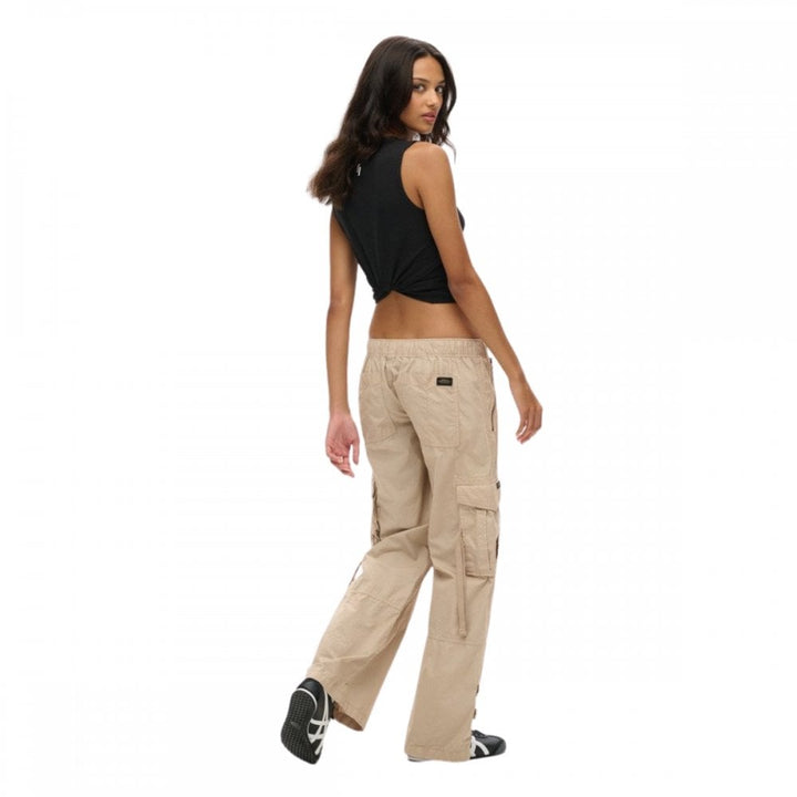 Superdry Low Rise Wide Leg Cargo Pants