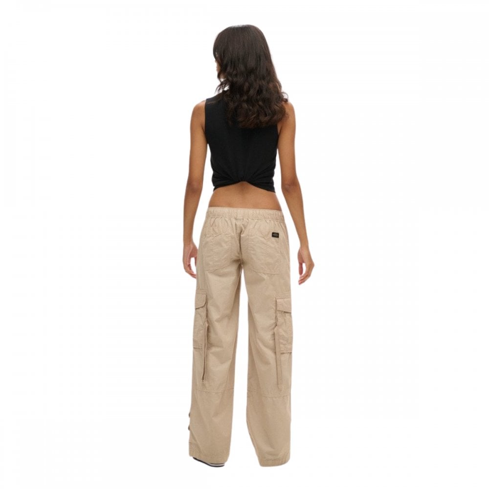 Superdry Low Rise Wide Leg Cargo Pants