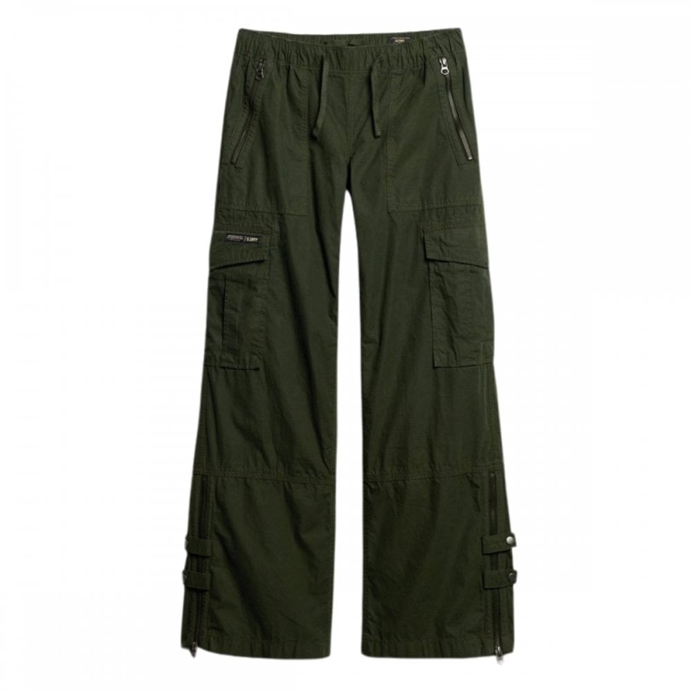 Superdry Low Rise Wide Leg Cargo Pants