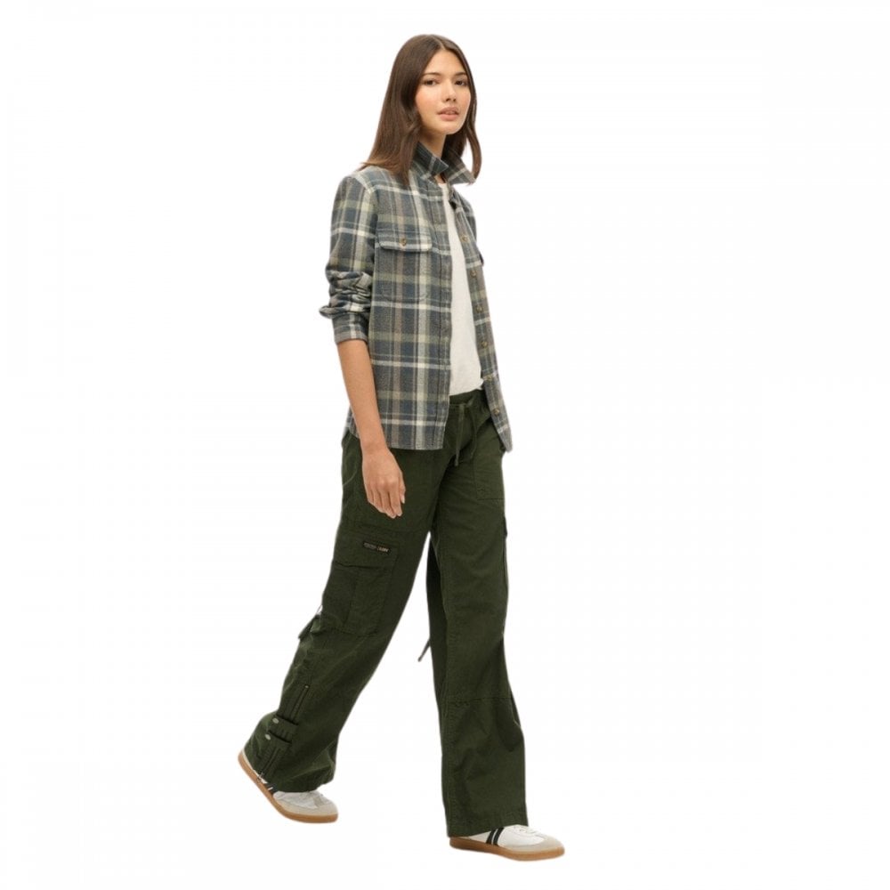 Superdry Low Rise Wide Leg Cargo Pants