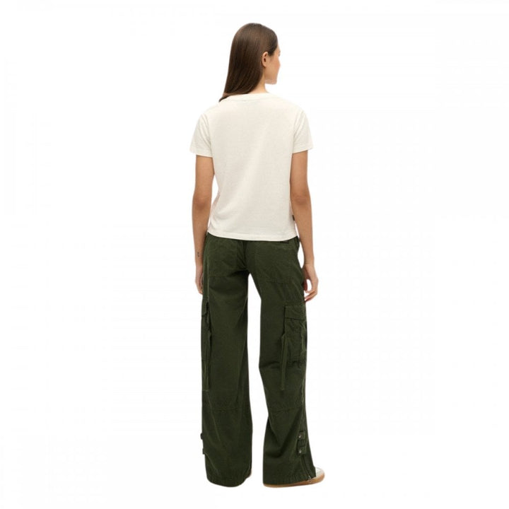 Superdry Low Rise Wide Leg Cargo Pants