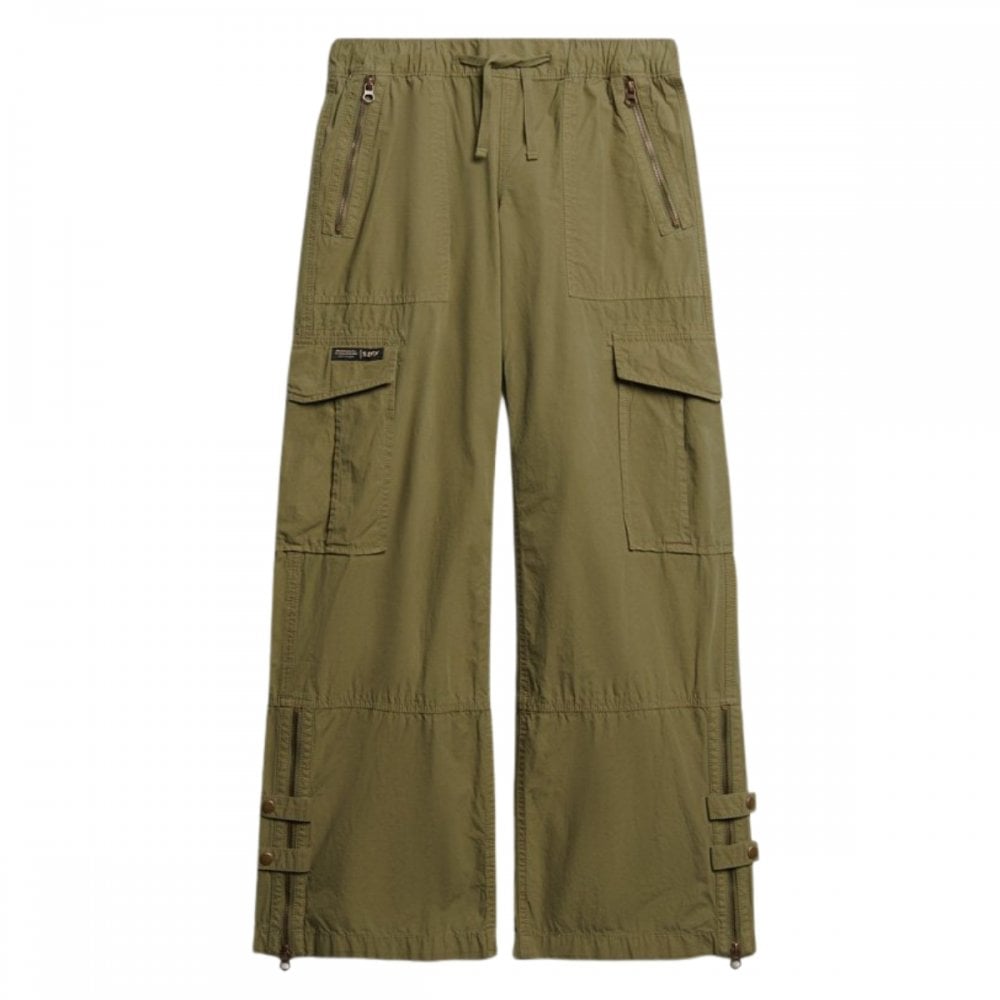 Superdry Low Rise Wide Leg Cargo Pants