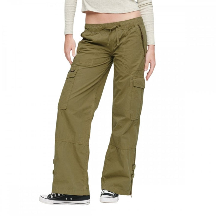 Superdry Low Rise Wide Leg Cargo Pants
