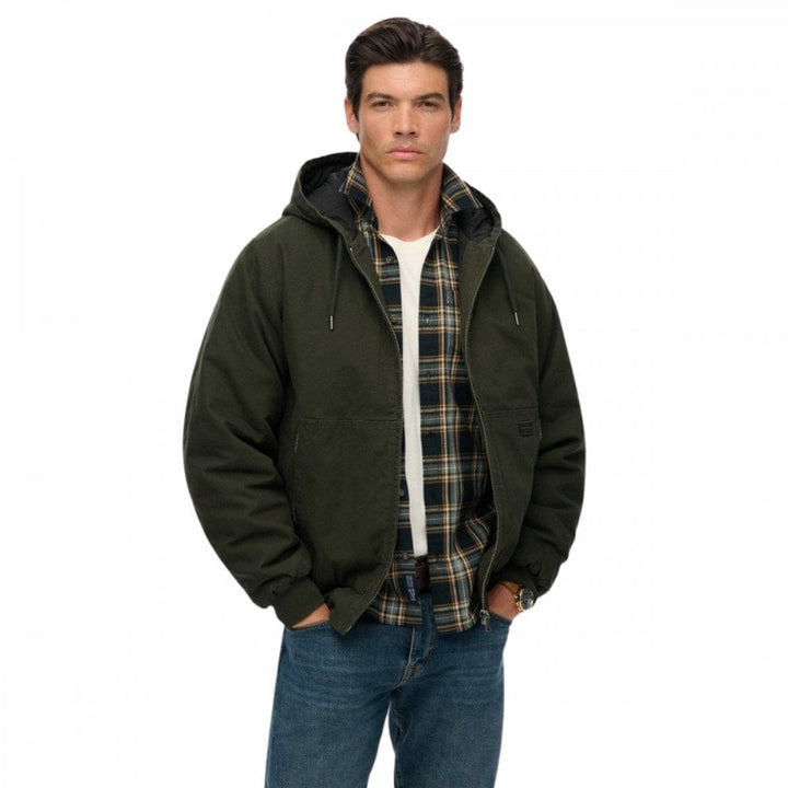 Superdry Canvas Surplus Hooded Jacket