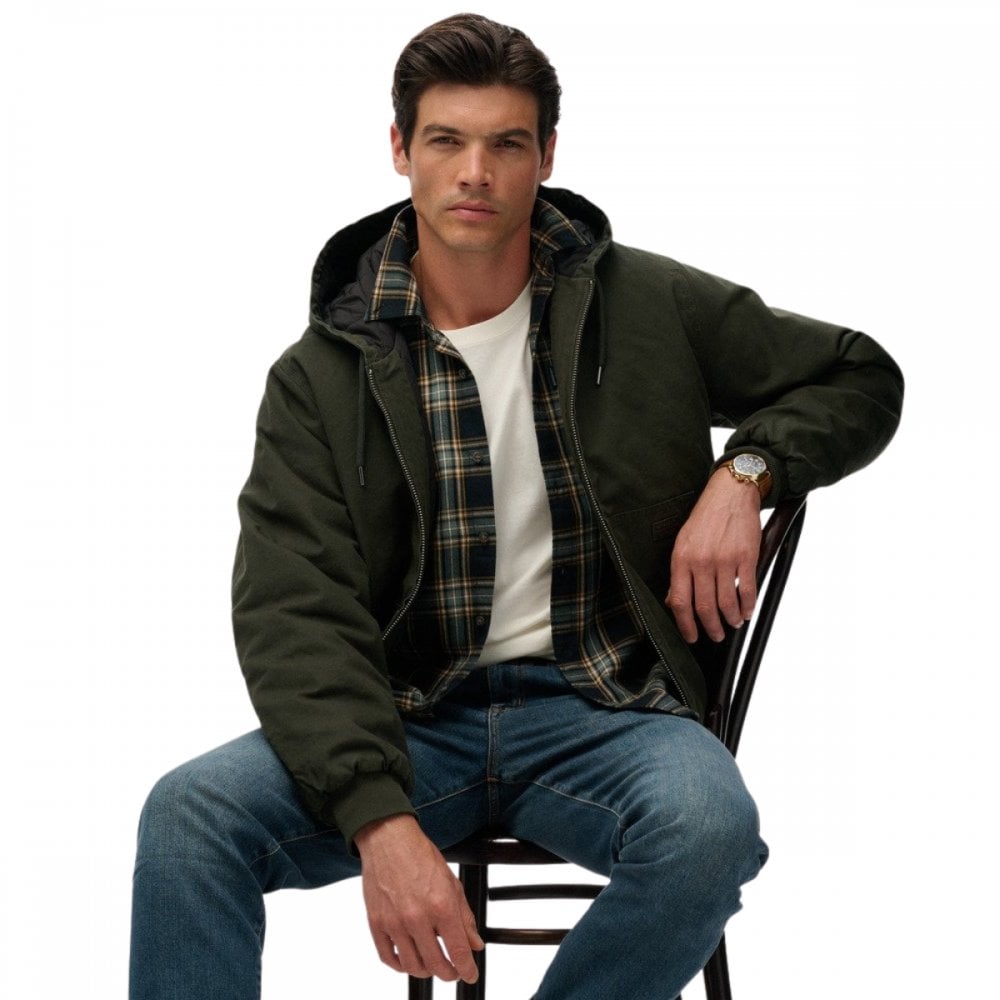 Superdry Canvas Surplus Hooded Jacket