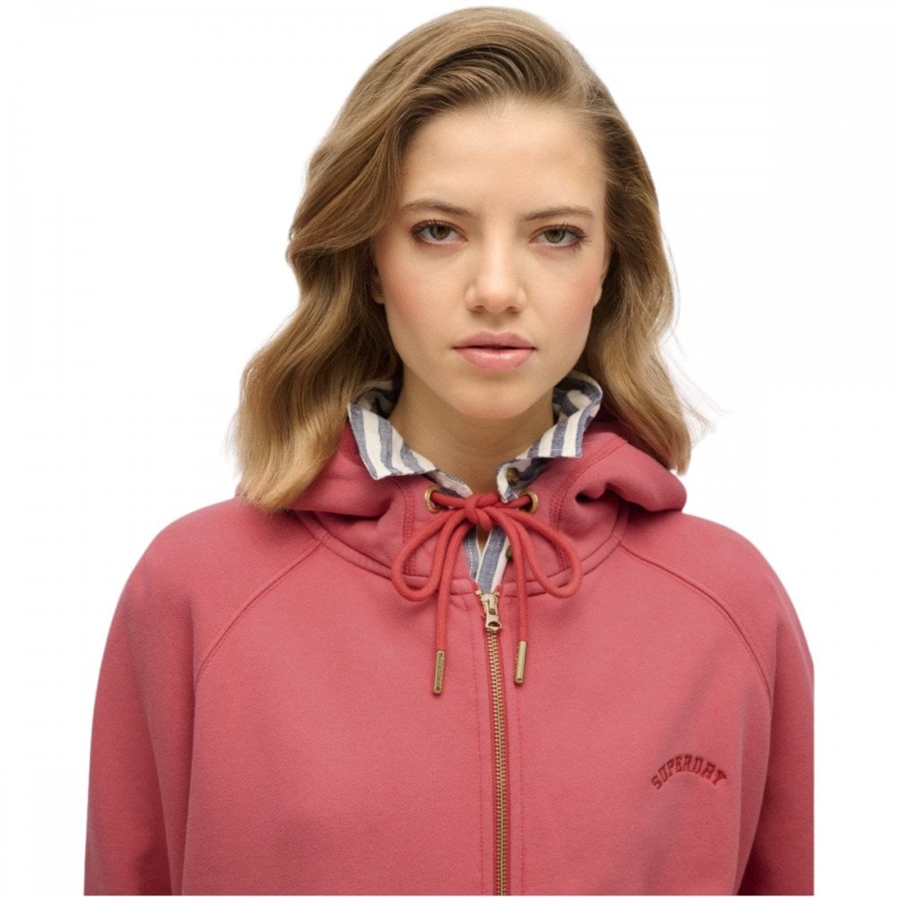 Superdry Essential Logo Oversize Raglan Zip Hoodie