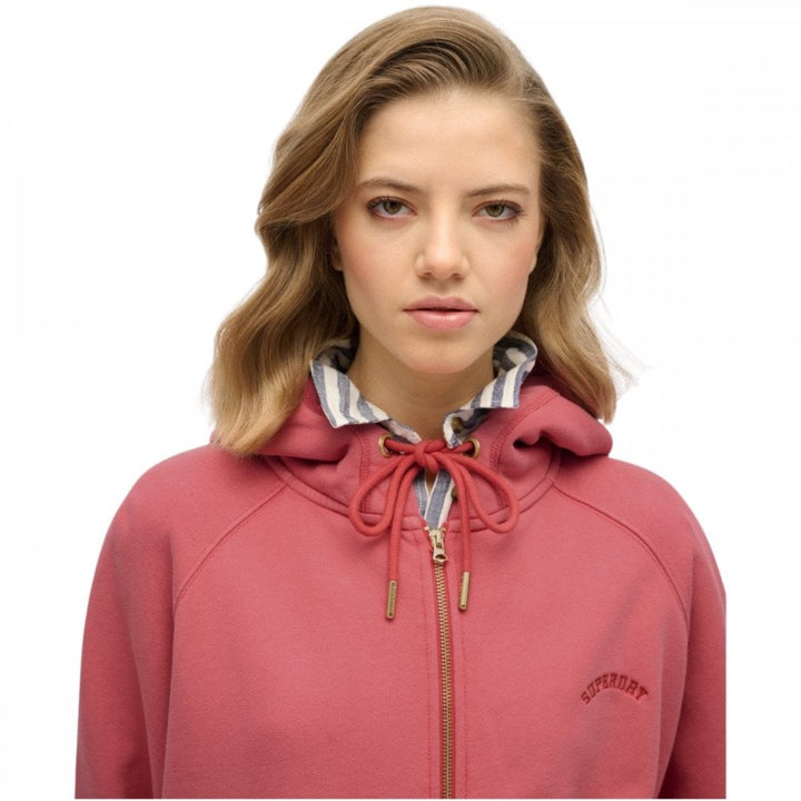 Superdry Essential Logo Oversize Raglan Zip Hoodie