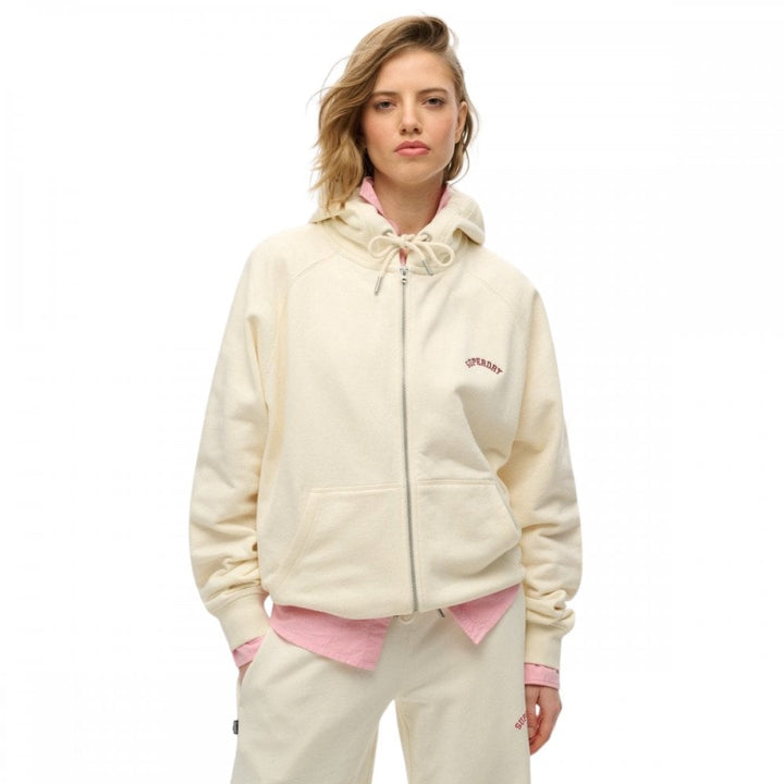 Superdry Essential Logo Oversize Raglan Zip Hoodie