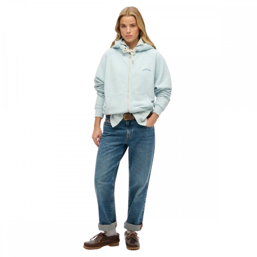 Superdry Essential Logo Oversize Raglan Zip Hoodie