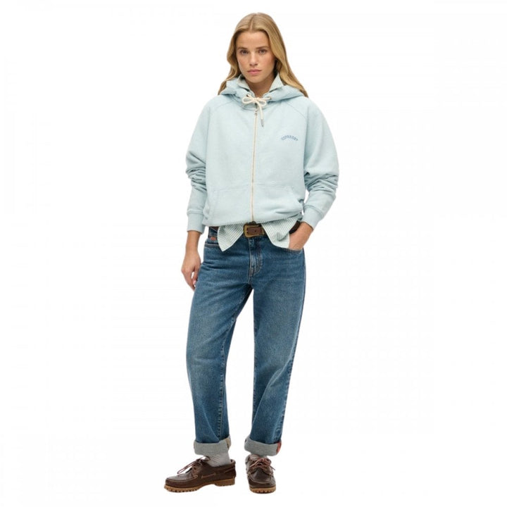 Superdry Essential Logo Oversize Raglan Zip Hoodie