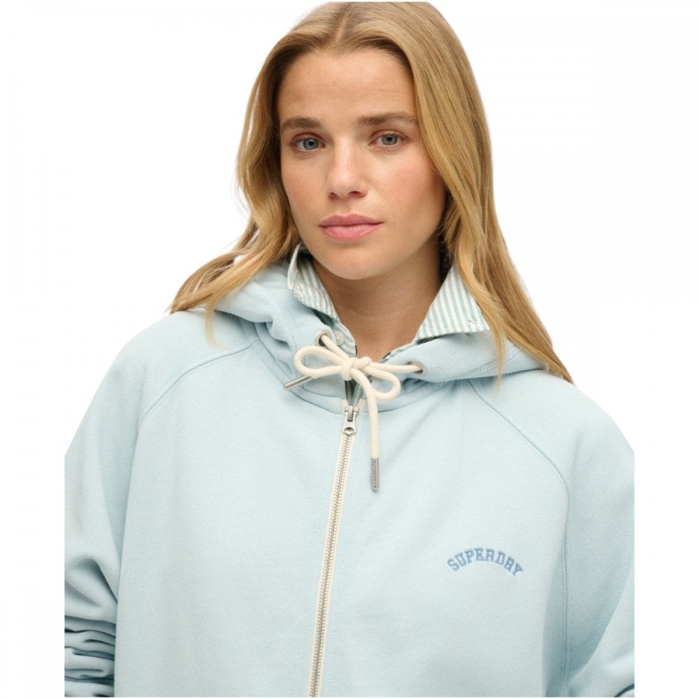 Superdry Essential Logo Oversize Raglan Zip Hoodie
