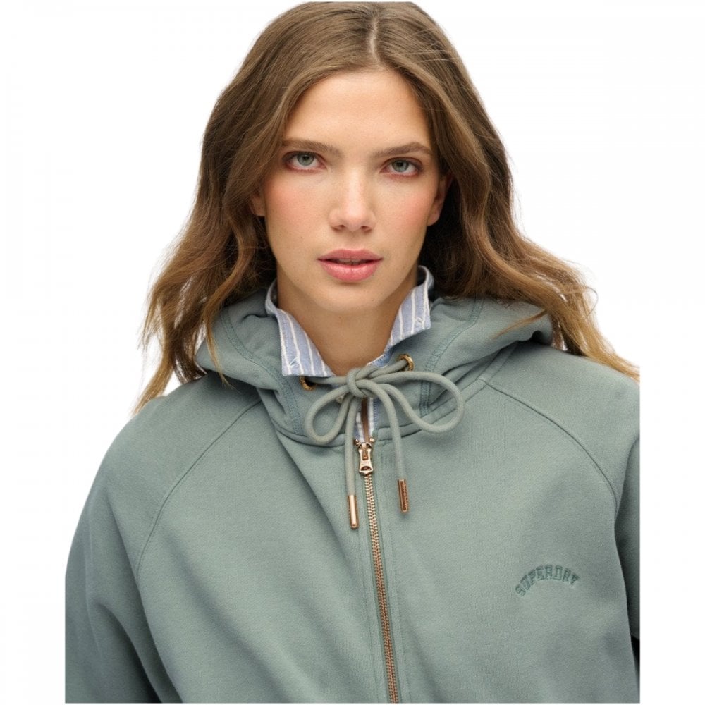 Superdry Essential Logo Oversize Raglan Zip Hoodie