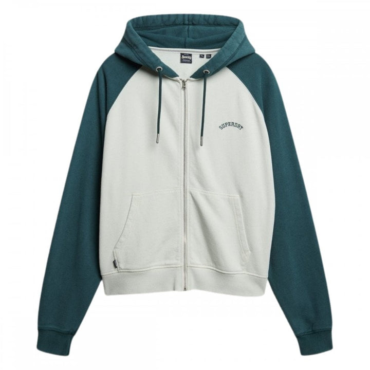 Superdry Essential Logo Oversize Raglan Zip Hoodie