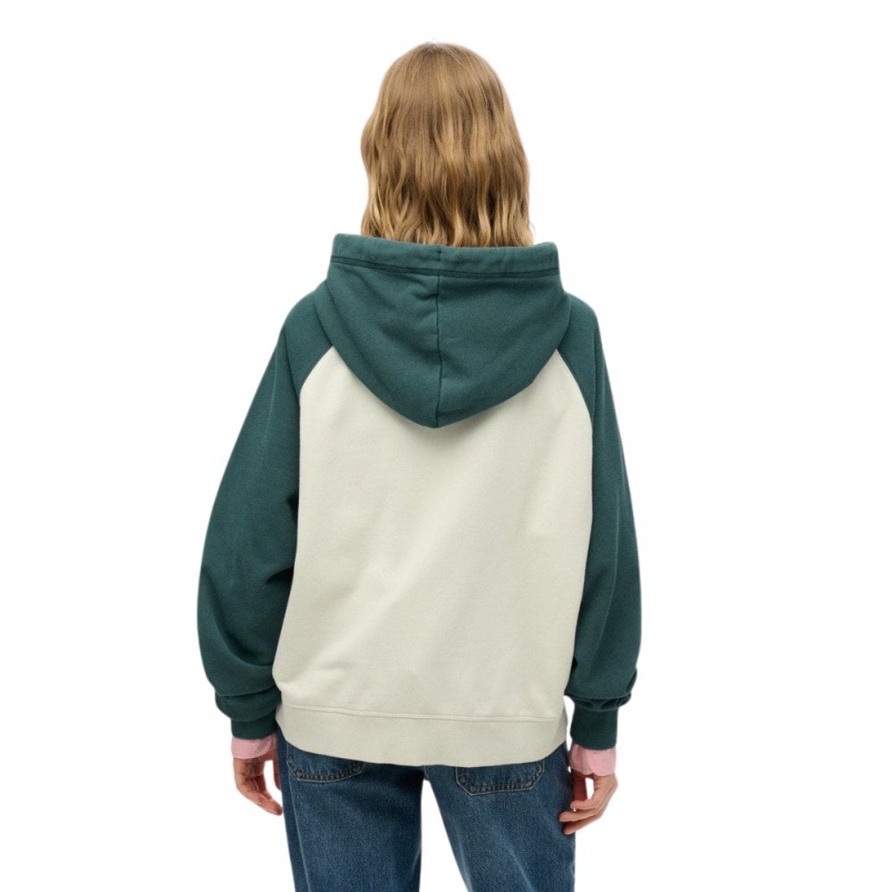 Superdry Essential Logo Oversize Raglan Zip Hoodie