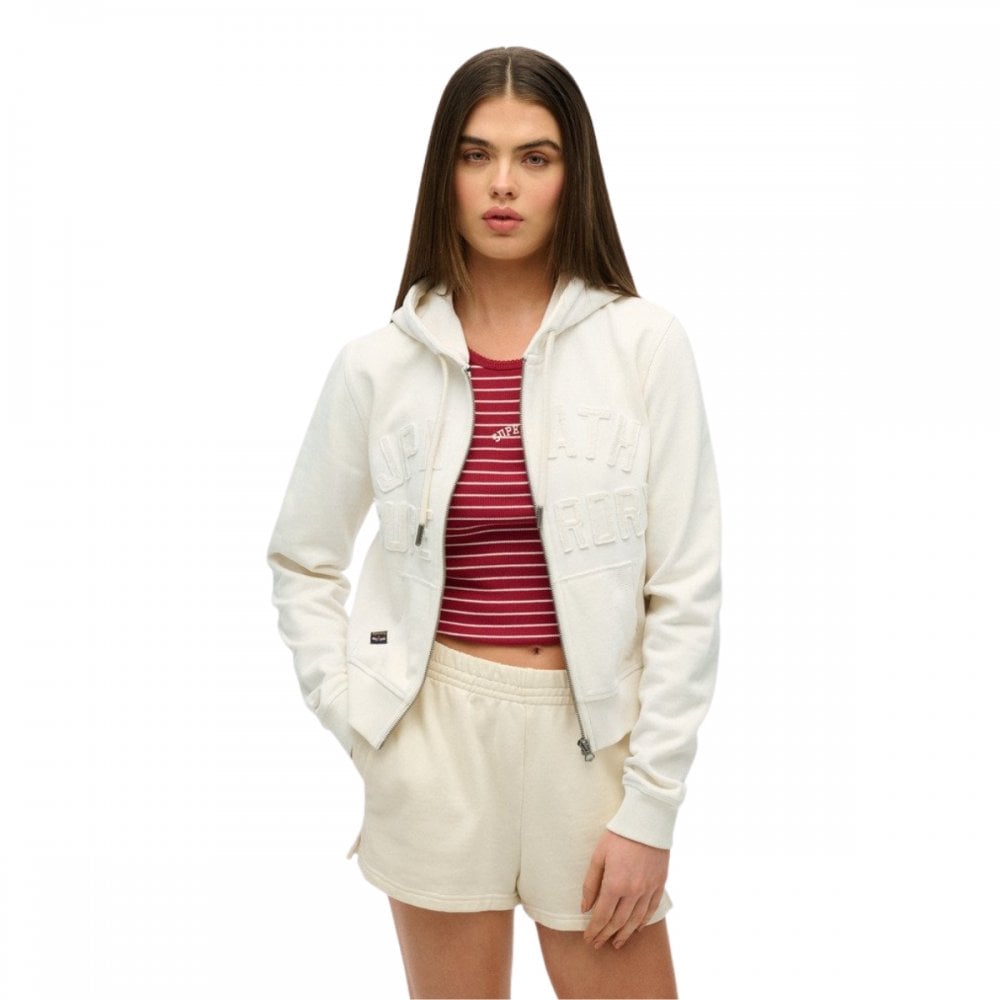 Superdry Athletic Tonal Crop Ziphood