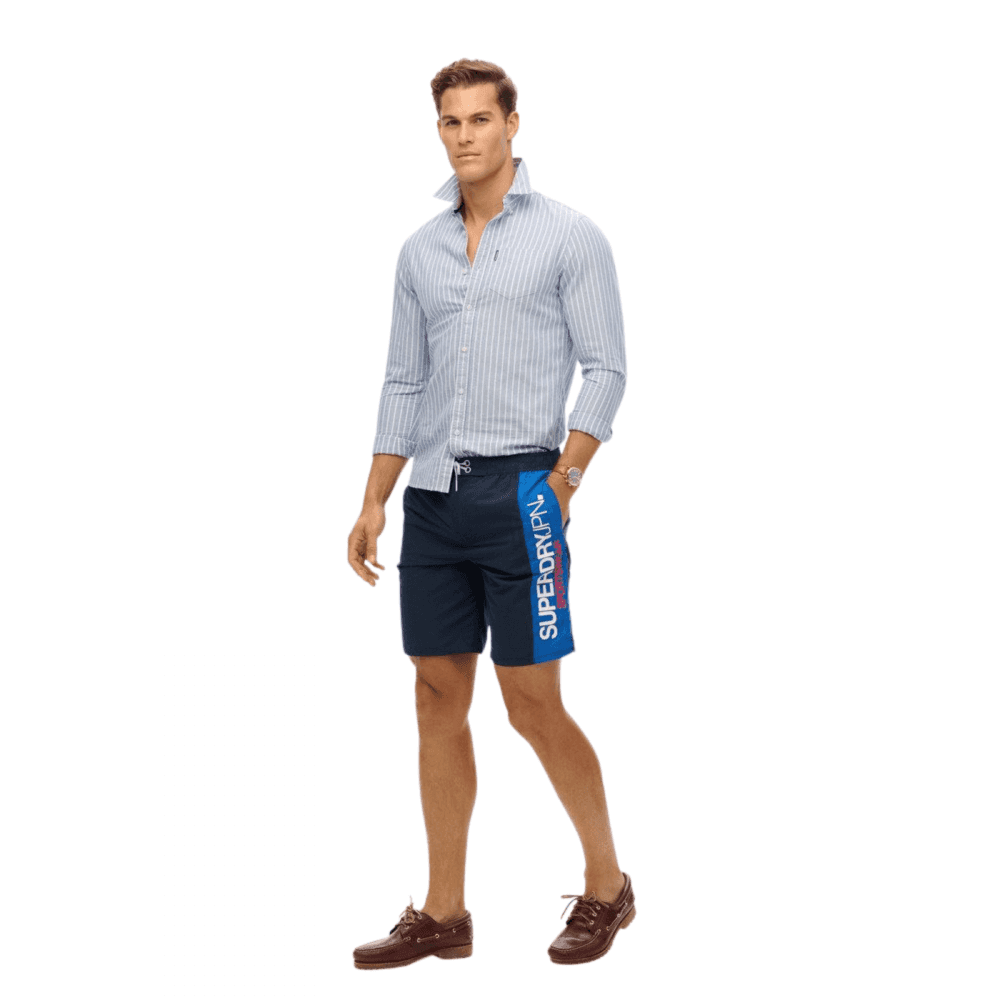 Superdry Sportswear Logo 19 Inch Recycled Boardshorts