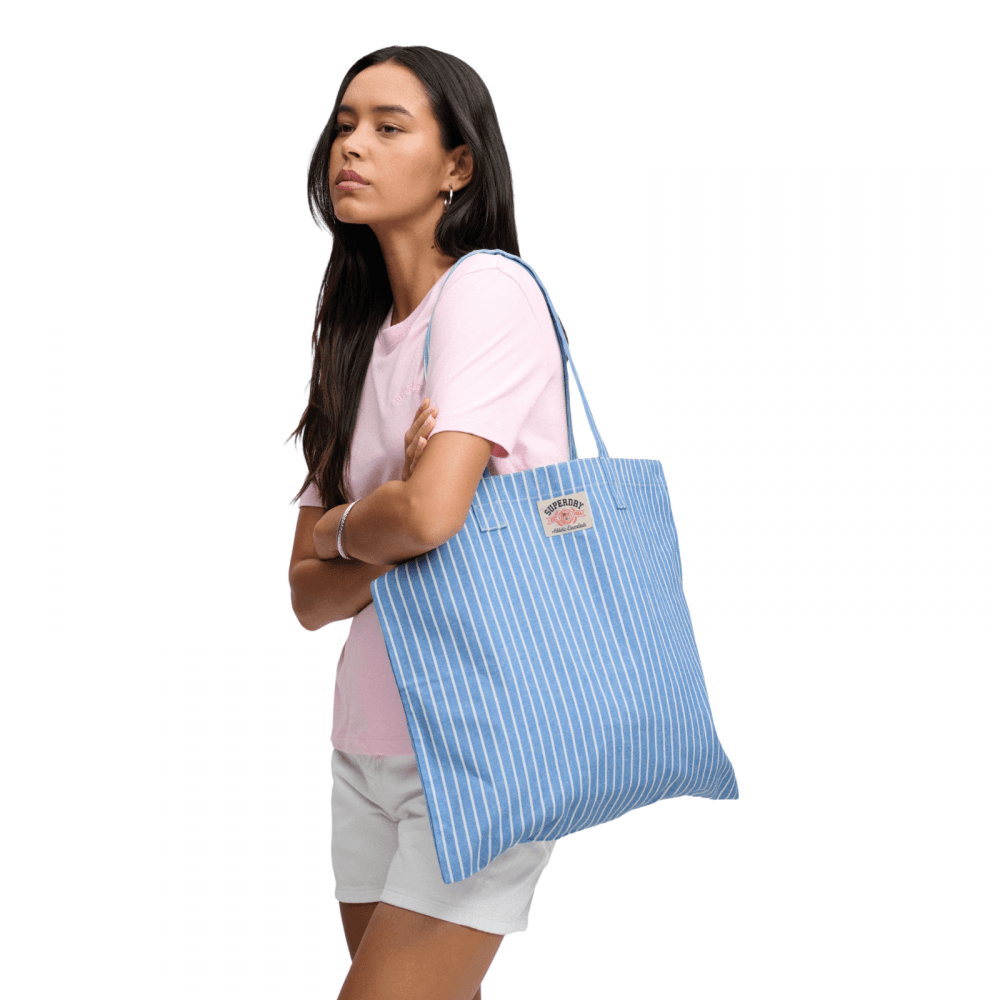 Superdry Oxford Stripe Tote Bag