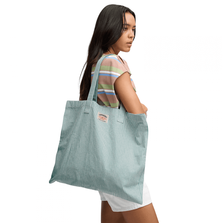 Superdry Oxford Stripe Tote Bag