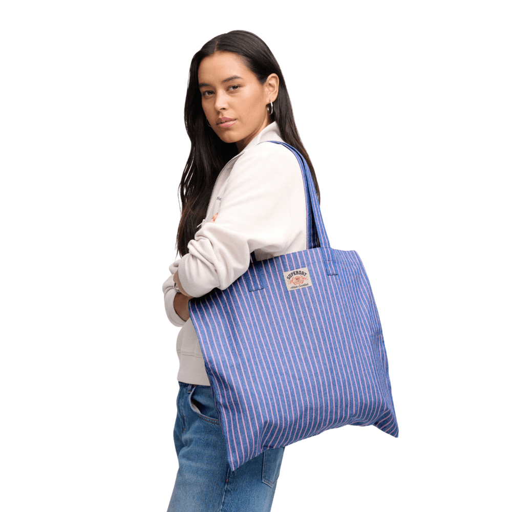 Superdry Oxford Stripe Tote Bag
