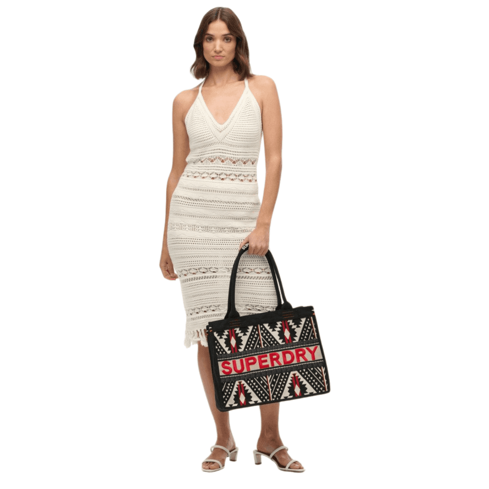 Superdry Luxe Embroidered Tote Bag