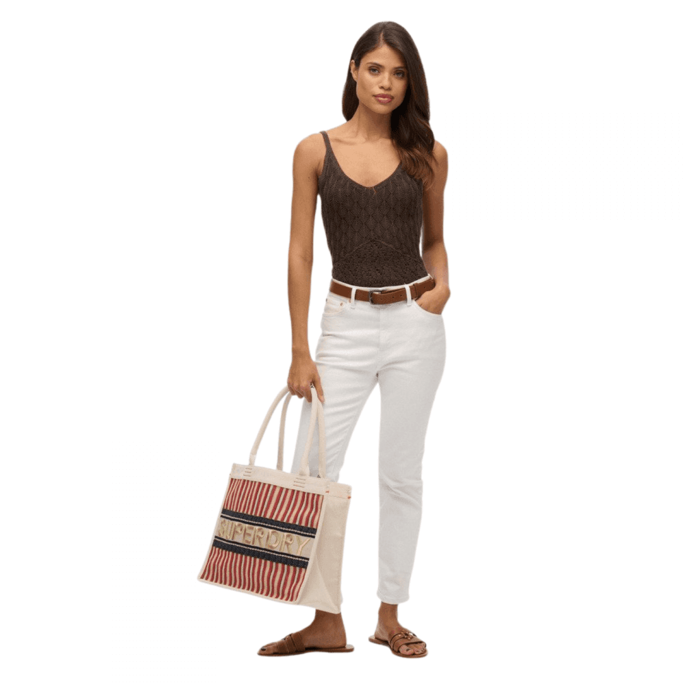 Superdry Luxe Embroidered Tote Bag