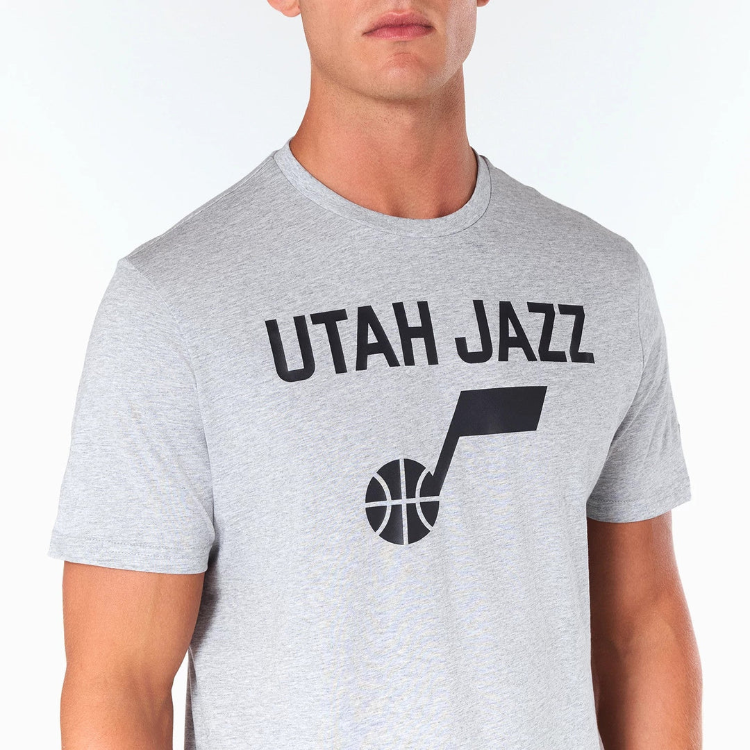 New Era Utah Jazz NBA Grey T-Shirt