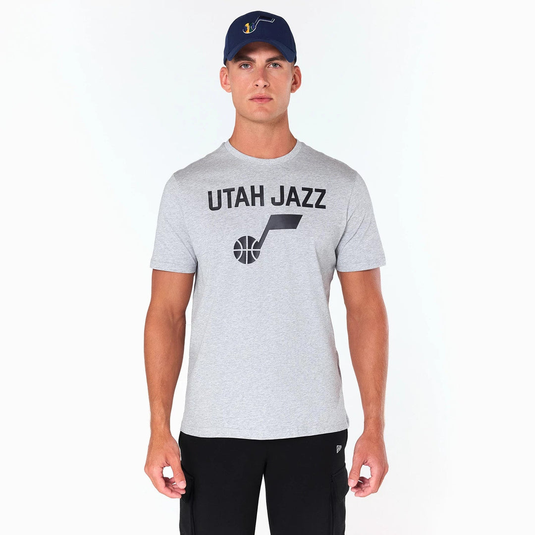New Era Utah Jazz NBA Grey T-Shirt
