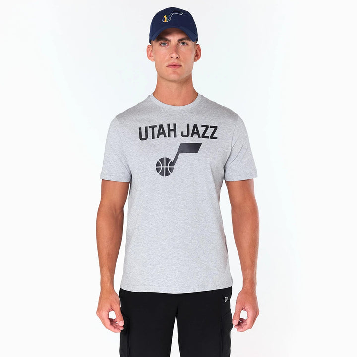 New Era Utah Jazz NBA Grey T-Shirt
