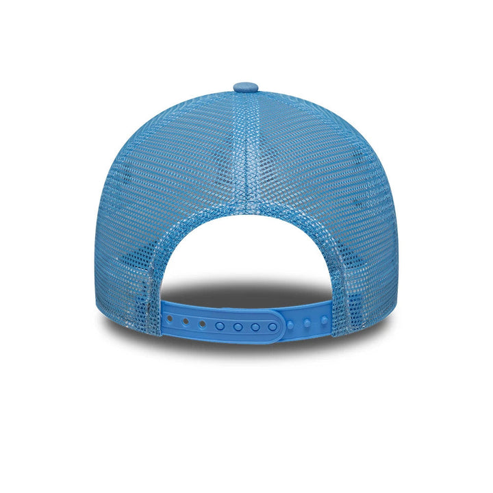 New Era New York Yankees MLB League Essential Pastel Blue 9FORTY A-Frame Trucker Adjustable Cap