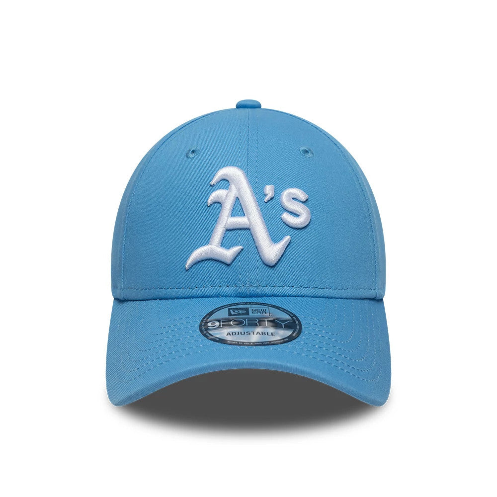 New Era Athletics MLB League Essential Pastel Blue 9FORTY Adjustable Cap