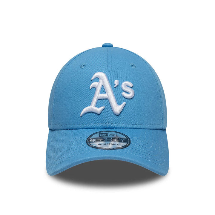 New Era Athletics MLB League Essential Pastel Blue 9FORTY Adjustable Cap