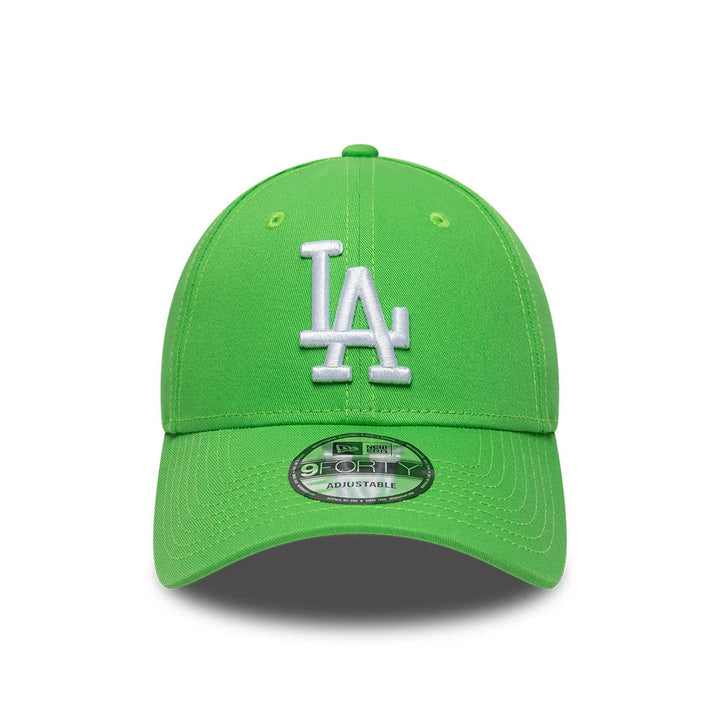 New Era LA Dodgers MLB League Essential Open Green 9FORTY Adjustable Cap