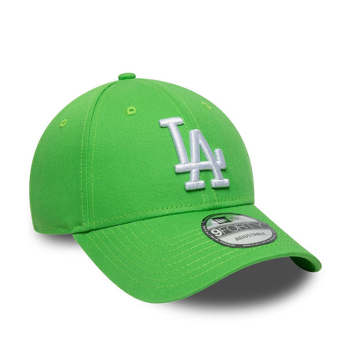 New Era LA Dodgers MLB League Essential Open Green 9FORTY Adjustable Cap